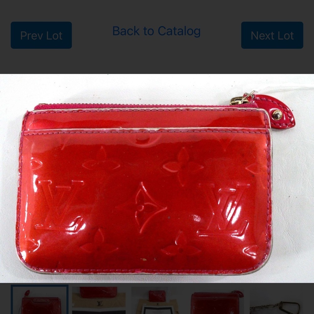 Louis Vuitton Cherry Red Patent Leather Wallet - Picture 4 of 8